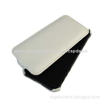 Fast Deadline PU Leather Flip Mobile Phone Cases for iPhone 5, OEM and ODM Orders Welcomed